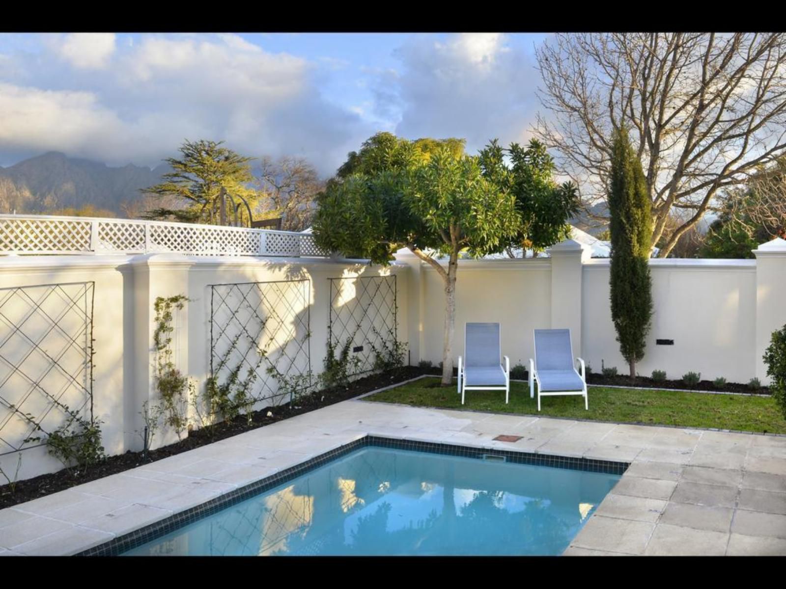 10 Villefranche Franschhoek Western Cape South Africa House, Building, Architecture, Palm Tree, Plant, Nature, Wood, Garden, Swimming Pool