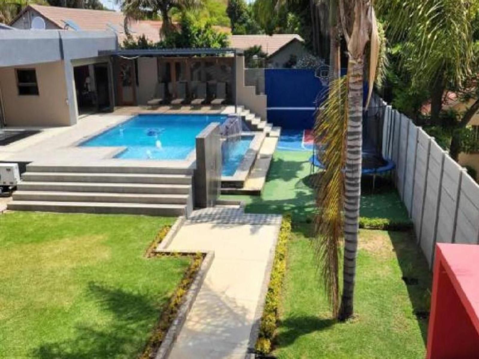 17 On Buffalo Gallo Manor Johannesburg Gauteng South Africa House, Building, Architecture, Palm Tree, Plant, Nature, Wood, Garden, Swimming Pool