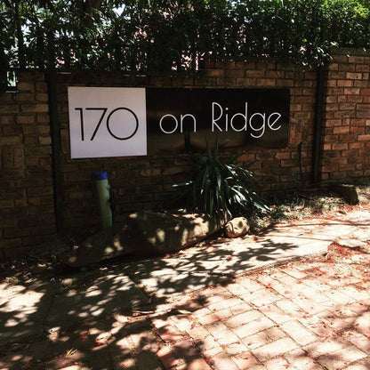 170 On Ridge Muckleneuk Pretoria Tshwane Gauteng South Africa Sign