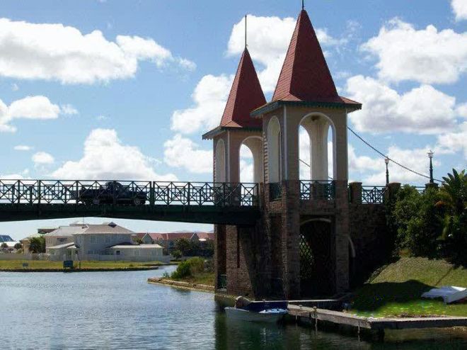 19 Marina Sands Jeffreys Bay Eastern Cape South Africa Boat, Vehicle, Bridge, Architecture, Building, River, Nature, Waters, Tower