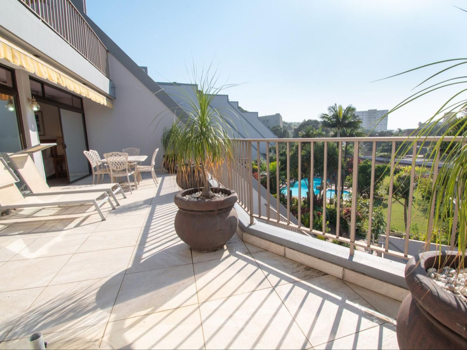 201 Terra Mare Umhlanga Durban Kwazulu Natal South Africa Balcony, Architecture, House, Building, Palm Tree, Plant, Nature, Wood, Garden, Swimming Pool