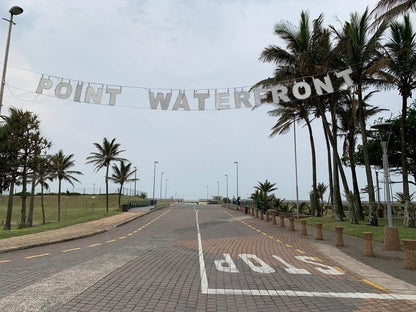 202 Point Bay Point Durban Kwazulu Natal South Africa Beach, Nature, Sand, Palm Tree, Plant, Wood, Sign, Tower, Building, Architecture