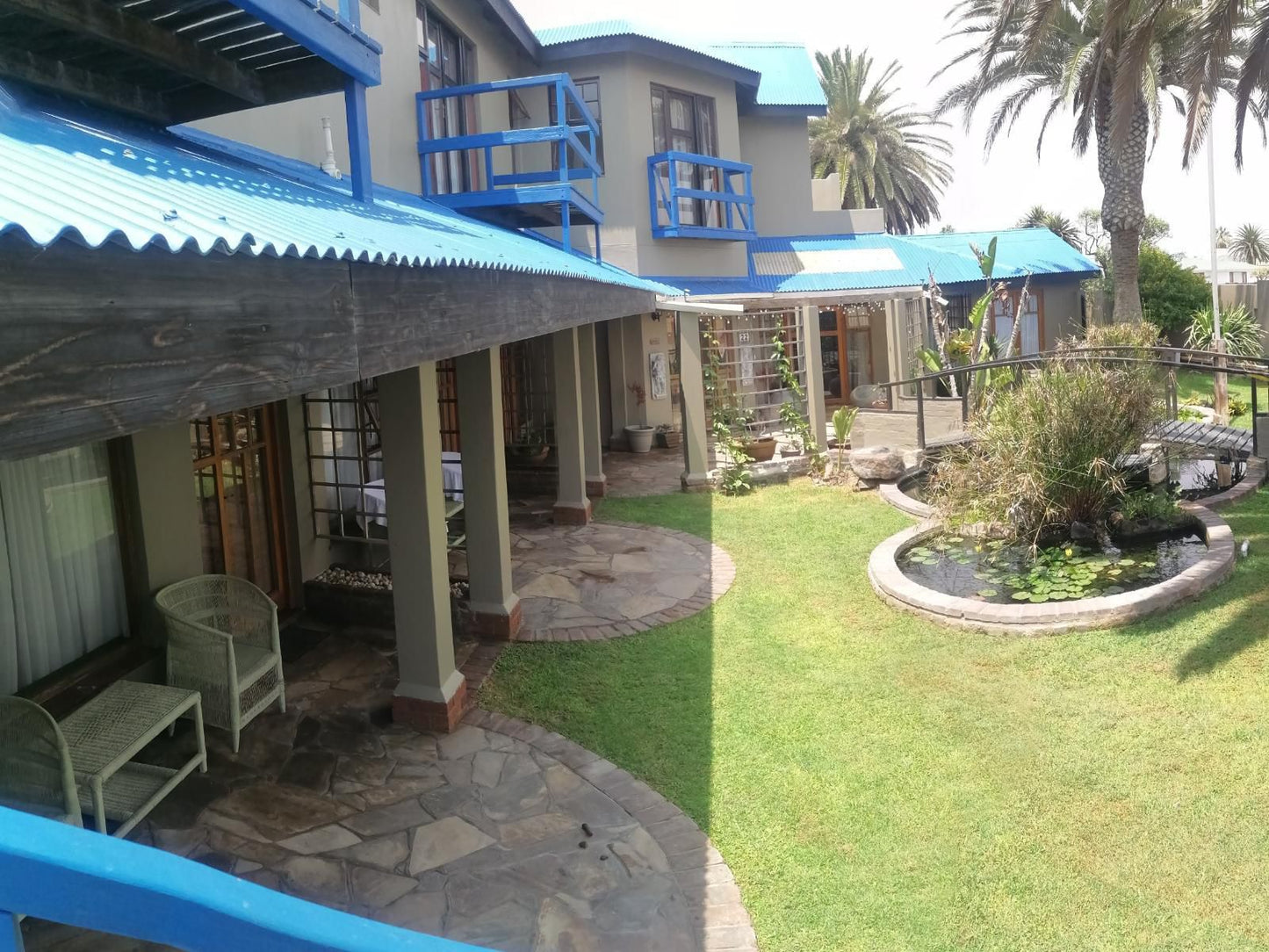 22 On Main Guesthouse Walvis Bay, House, Building, Architecture, Palm Tree, Plant, Nature, Wood, Swimming Pool