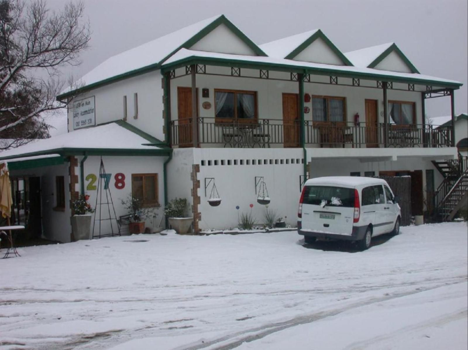 278 On Main Clarens Free State South Africa Unsaturated, House, Building, Architecture, Snow, Nature, Winter, Car, Vehicle