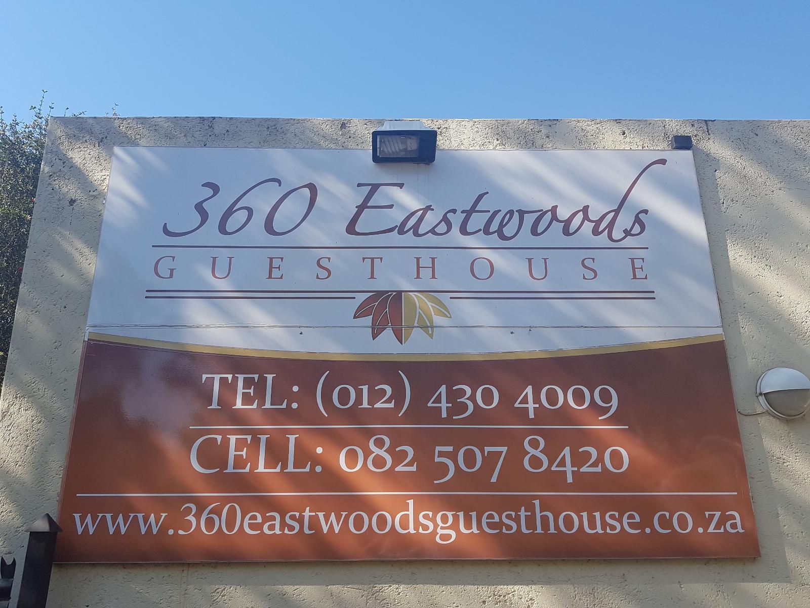 360 Eastwoods Guest House Arcadia Pretoria Tshwane Gauteng South Africa Sign, Text