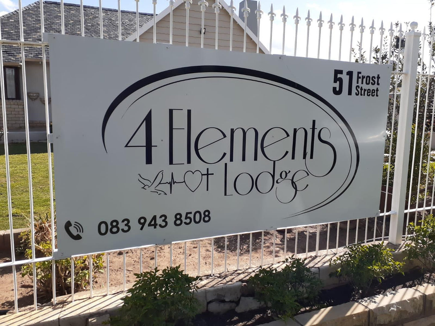 4 Elements Lodge Queenstown Eastern Cape South Africa Sign