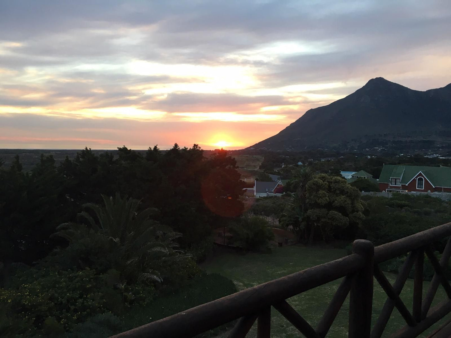 4 Wild Rose Country Lodge Noordhoek Cape Town Western Cape South Africa Mountain, Nature, Palm Tree, Plant, Wood, Sky, Sunset