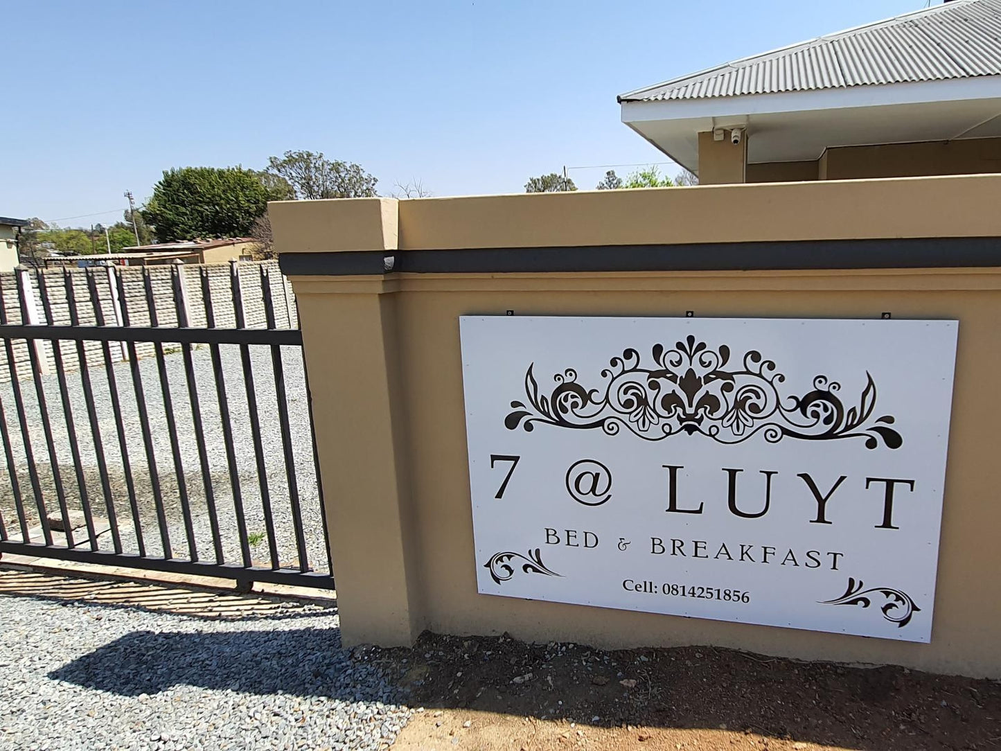 7 Luyt Parys Free State South Africa Sign, Text, Food