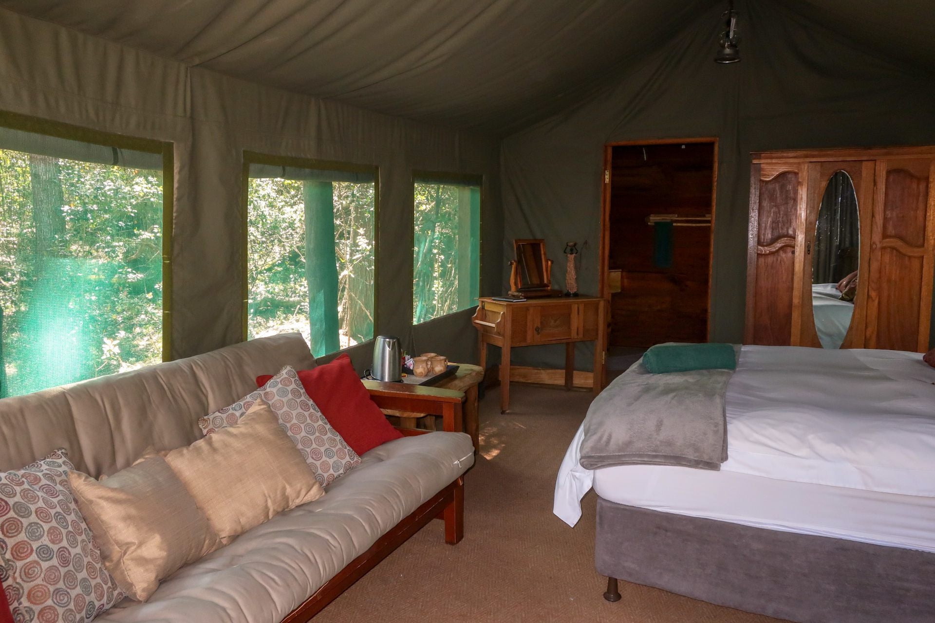 Fernhill Tented Treehouses Phantom Acres Knysna Western Cape South Africa Tent, Architecture, Bedroom