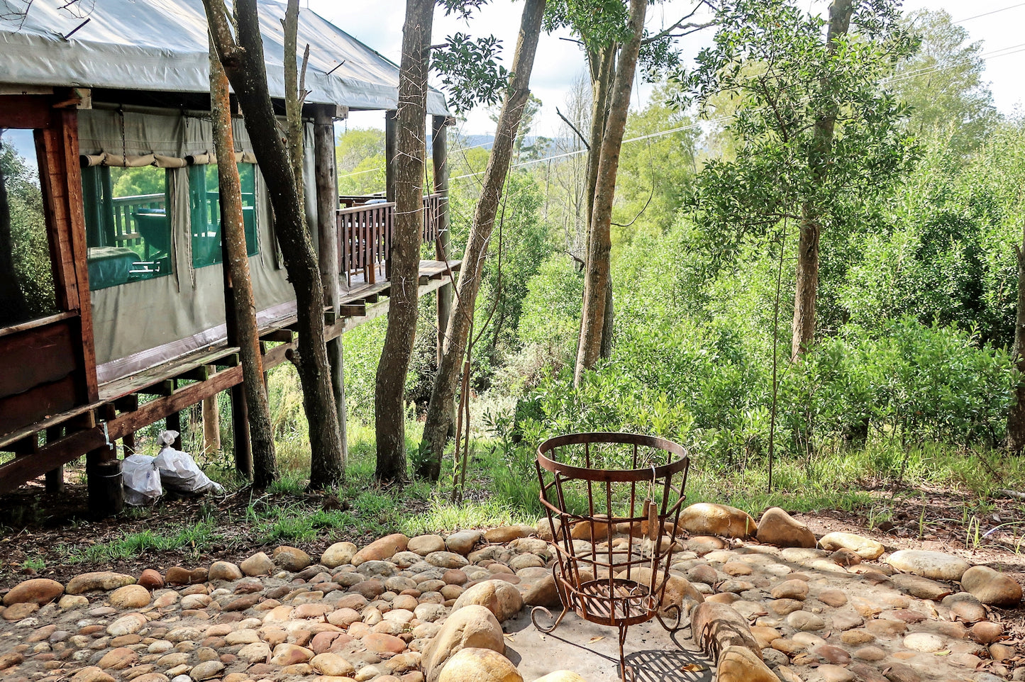 Double Tented Treehouse @ Fernhill Tented Treehouses