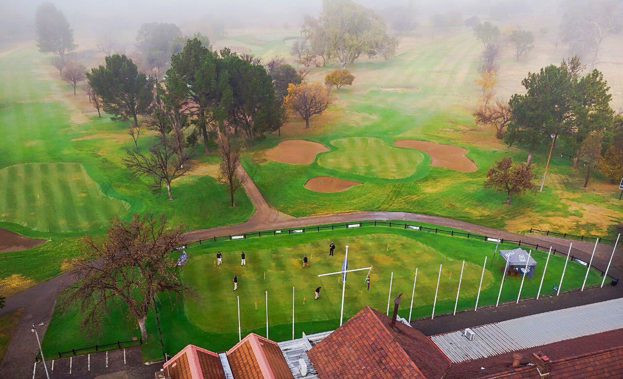 Ball Game, Sport, Golfing, Aerial Photography, Bloemfontein Golf Club, Mazelspoort Rd, Estoire, Bloemfontein, 9323