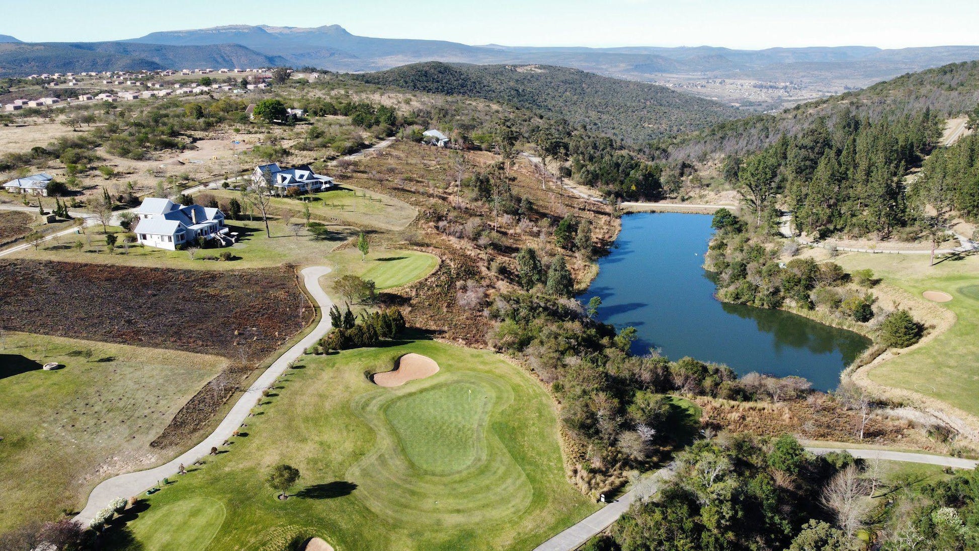 Ball Game, Sport, Golfing, Aerial Photography, Katberg Eco Golf Estate, Katberg