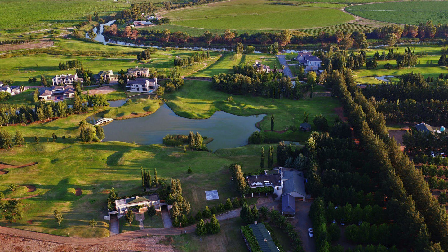 Ball Game, Sport, Golfing, Aerial Photography, Magersfontein Memorial Golf Estate, 3 Oaks Farm, Modderrivier, Northern Cape, Modderrivier, 8700