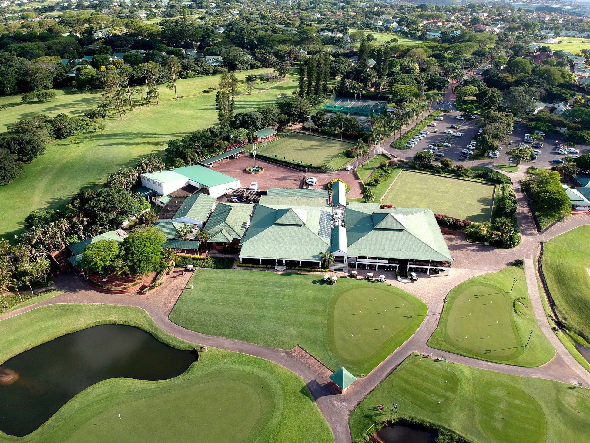 Ball Game, Sport, Golfing, Aerial Photography, Mount Edgecombe Country Club, Golf Course Dr, Mount Edgecombe, Durban, 4300