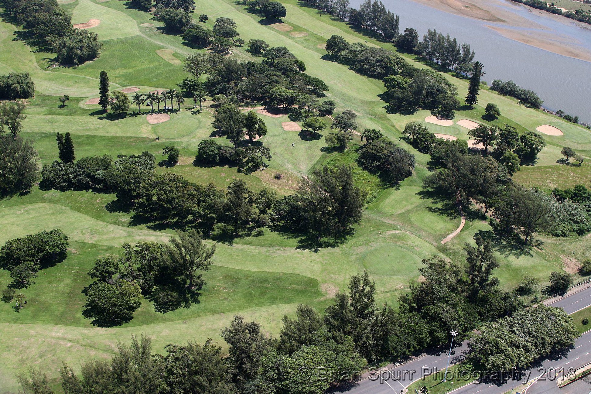 Ball Game, Sport, Golfing, Aerial Photography, Windsor Park Golf Course, Stamford Hill, Durban, 4025