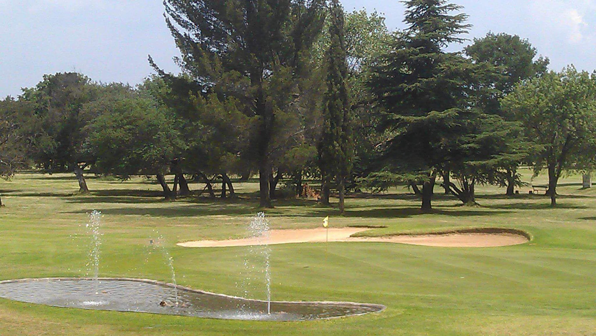 Ball Game, Sport, Golfing, Architecture, Fountain, Springs Country Club, Springs Country Club, Springs, 1560