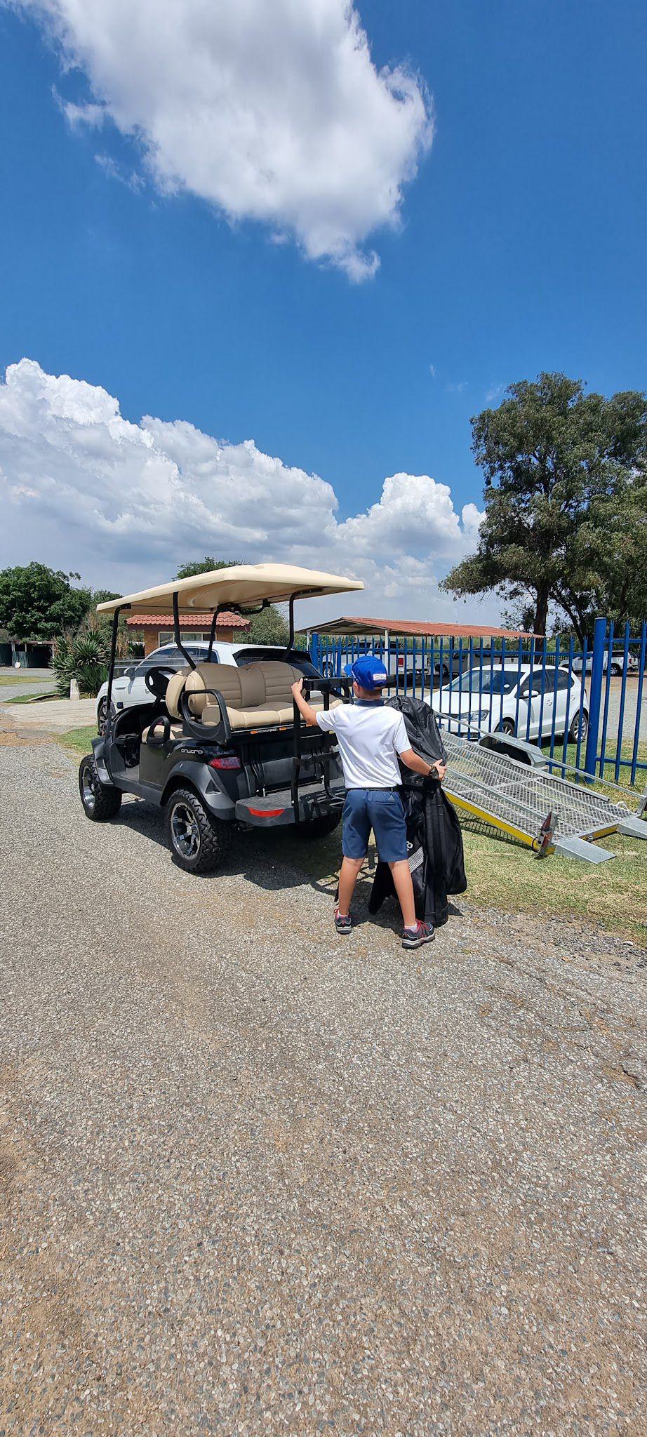 Ball Game, Sport, Golfing, Car, Vehicle, Person, Walker Park Golf Club, Evander, 2280