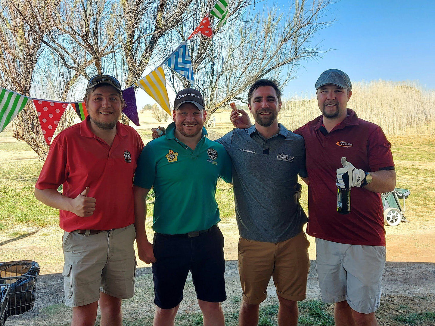 Ball Game, Sport, Golfing, Person, Animal, Beer, Drink, Face, Marine Animal, Group, Fish, Frontal Face, Male, Adult, Eyes Open, Beard, Smile, Aliwal North Golf Club, Aliwal North, 9750