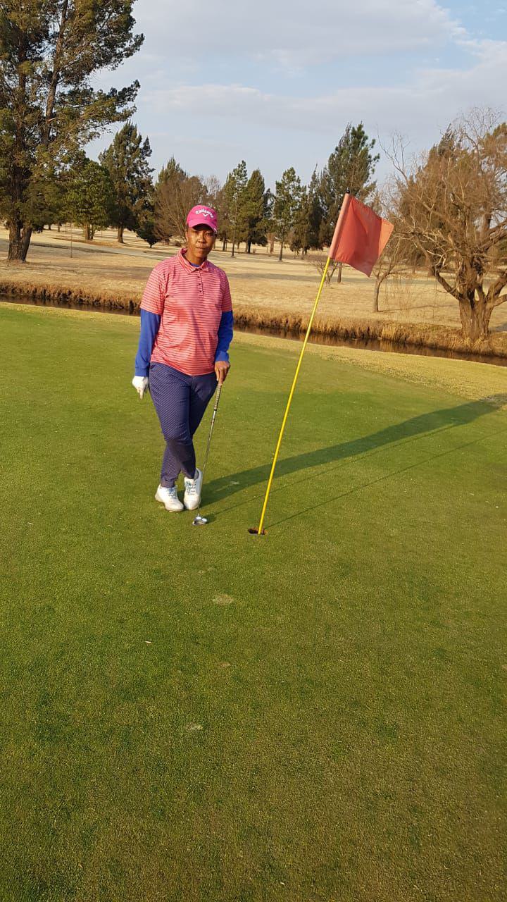 Ball Game, Sport, Golfing, Person, Ball, Face, One Face, Frontal Face, Meyerton Golf Club, Carvalho St &, Pierneef Blvd, Meyerton, 1961