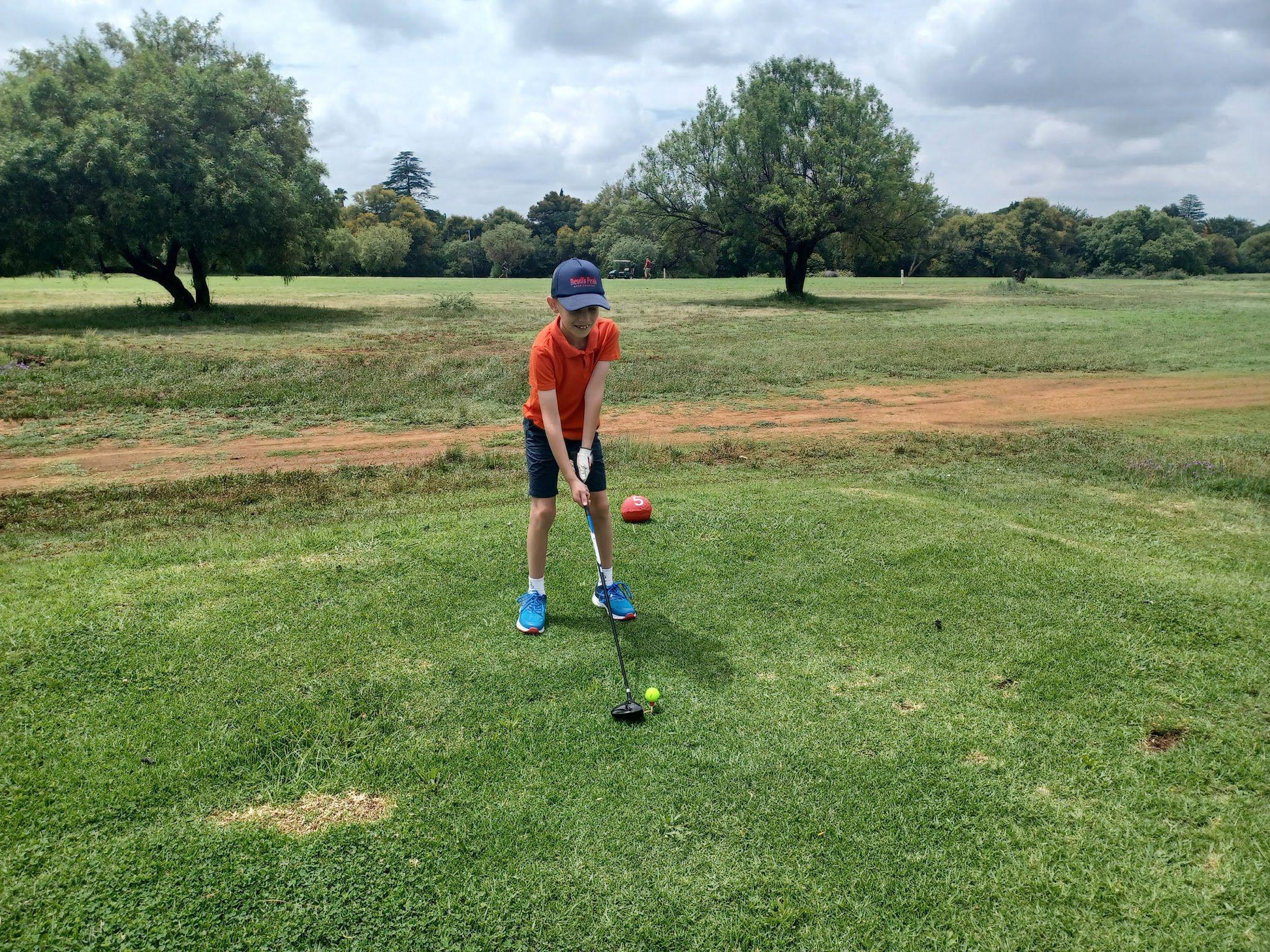 Ball Game, Sport, Golfing, Person, Ball, Face, One Face, Frontal Face, Tempe Golf Club, Furstenburg Rd, Tempe, Bloemfontein, 9300