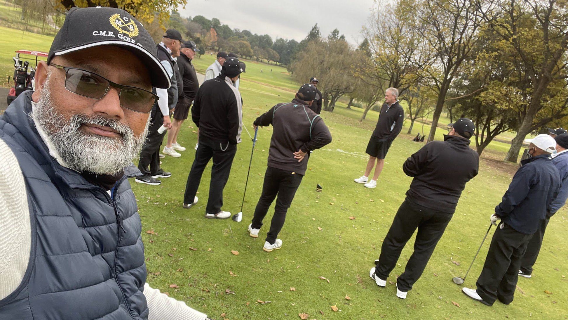 Ball Game, Sport, Golfing, Person, Ball, Face, One Face, Portrait, Frontal Face, Male, Adult, Eyes Open, Beard, Glasses, Randpark Firethorn Golf Course, Unnamed Road, Randpark 268-Iq, Randburg, 2194