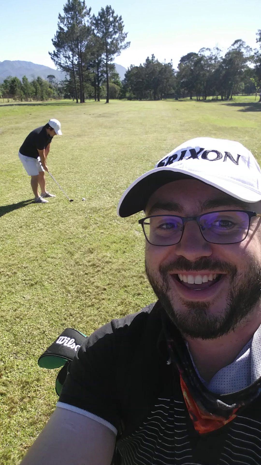 Ball Game, Sport, Golfing, Person, Ball, Face, One Face, Portrait, Frontal Face, Male, Adult, Eyes Open, Beard, Smile, Glasses, GLENWOOD GOLF CLUB, Knysna Rd, Glenwood, George, 6560