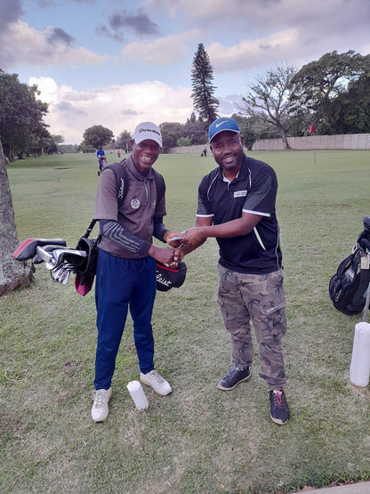 Ball Game, Sport, Golfing, Person, Ball, Face, Two Faces, Frontal Face, Male, Adult, Eyes Open, Beard, Smile, Eyes Closed, Papwa Sewgolum Golf Course, 256 New Germany Rd, Recreation, Durban, 4090