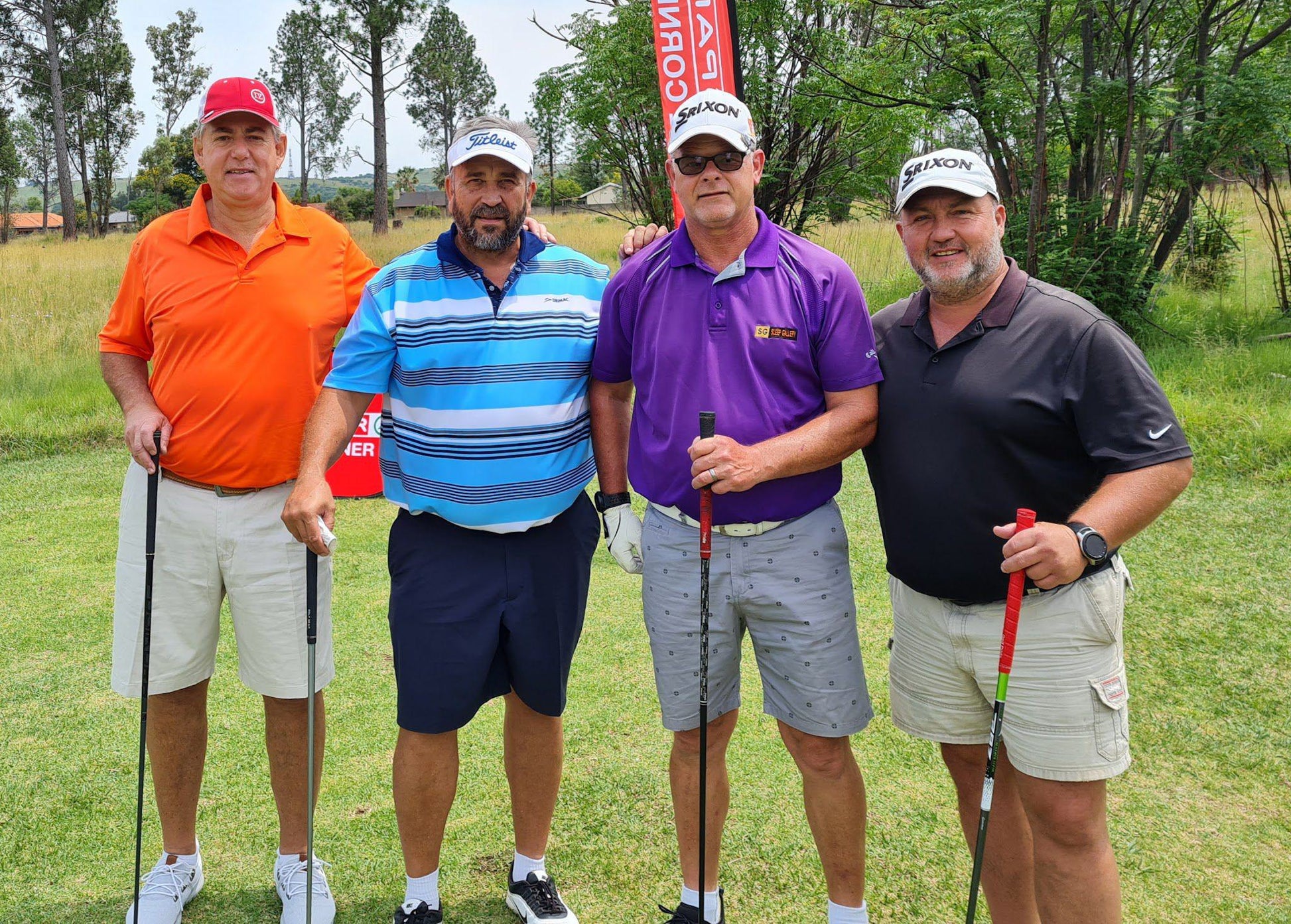 Ball Game, Sport, Golfing, Person, Face, Group, Frontal Face, Male, Adult, Eyes Open, Beard, Smile, Sunglasses, Newcastle Golf Club, 22 Fw Beyers Ave, Airport Industrial, Newcastle