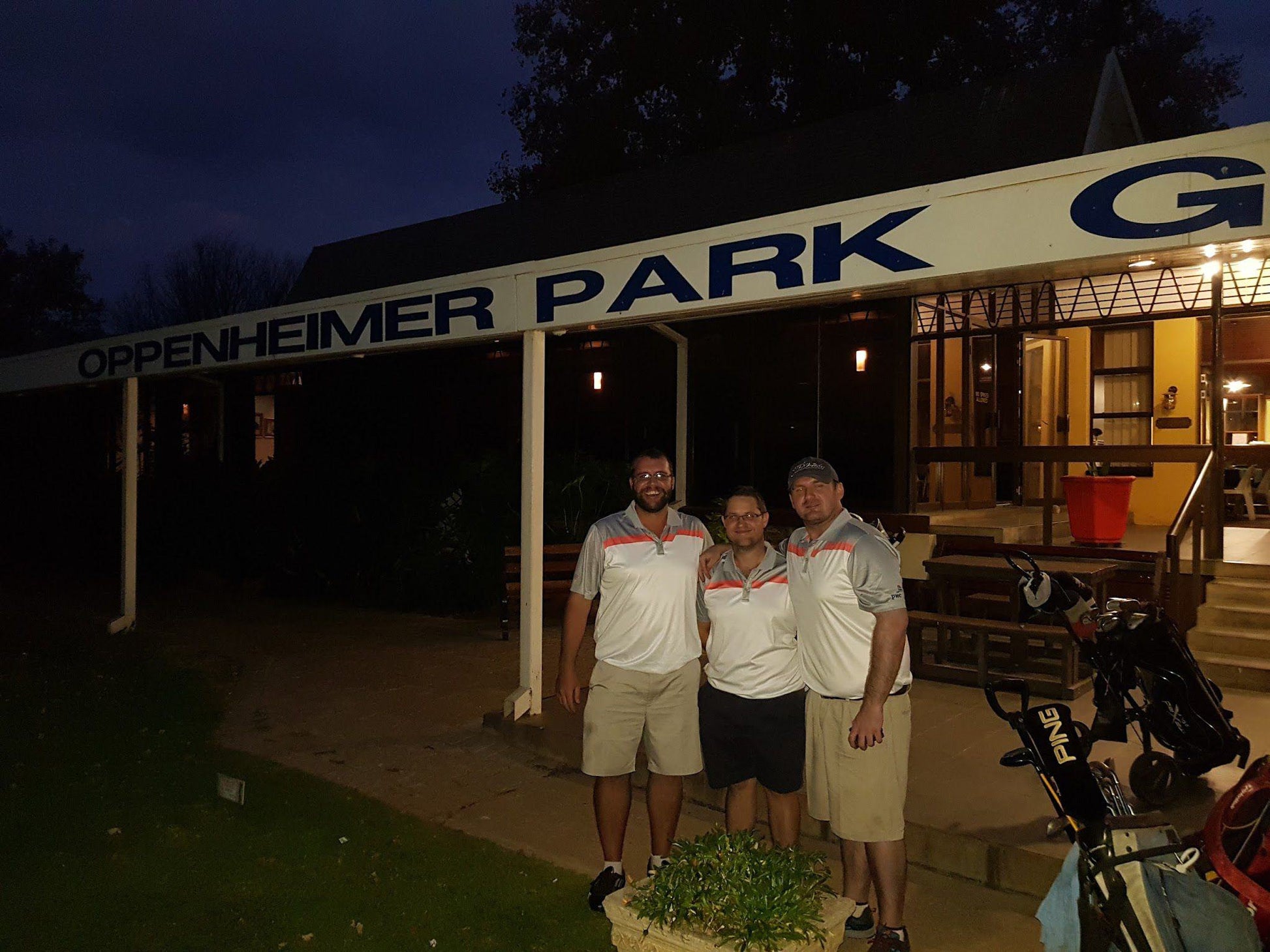 Ball Game, Sport, Golfing, Person, Face, Group, Three Faces, Team, Frontal Face, Oppenheimer Park Golf Club, 3 Harry Oppenheimer Street, Welkom Mines, Welkom, 9459