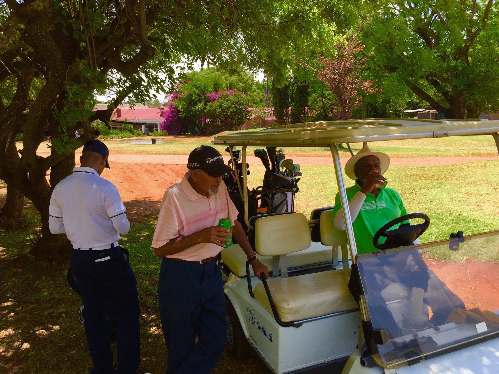 Ball Game, Sport, Golfing, Person, Face, One Face, Frontal Face, Male, Adult, Beard, Sunglasses, Goldfields West Private Golf Club, 118, Farm Driefontein Gold Mines, Carletonville, 2499