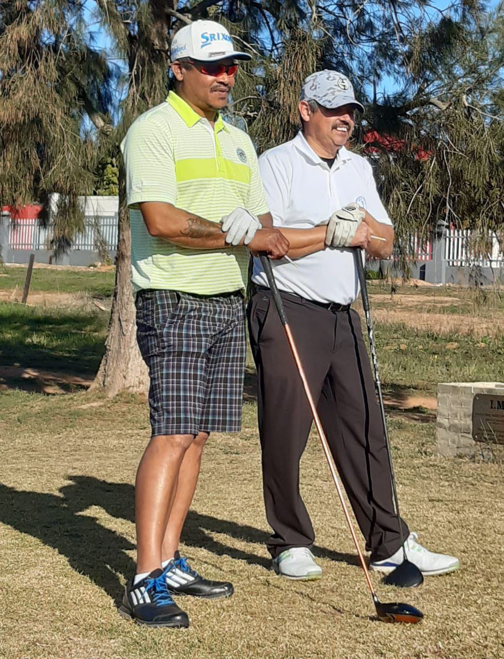 Ball Game, Sport, Golfing, Person, Face, Two Faces, Frontal Face, Male, Adult, Beard, Sunglasses, Profile Face, Bonnievale Golf Club, Voortrekker St, Bonnievale, 6730