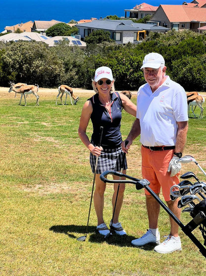 Ball Game, Sport, Golfing, Person, Face, Two Faces, Frontal Face, Male, Adult, Smile, Eyes Closed, Female, Mossel Bay Golf Club, Mossel Bay Golf Estate, Mossel Bay, 6500