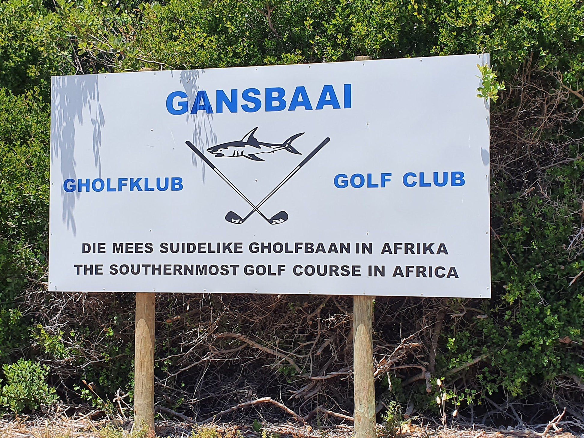 Ball Game, Sport, Golfing, Sign, Gansbaai Golf Club, Perlemoen Straat, Van Dyks Bay, 7220