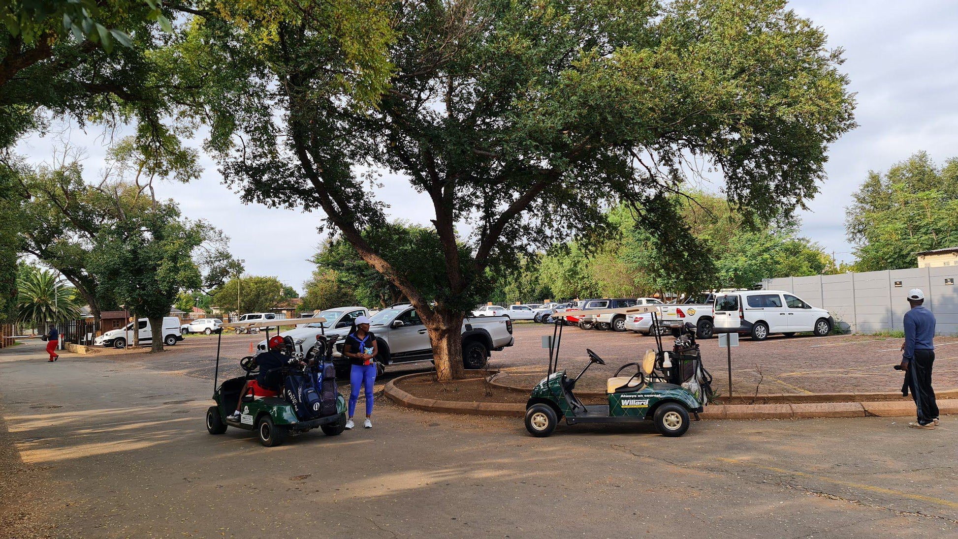 Ball Game, Sport, Golfing, Vehicle, Person, Agriculture, Tractor, State Mines Country Club, Hewit St, Gov Gold Mine Areas Cons, Brakpan, 1541