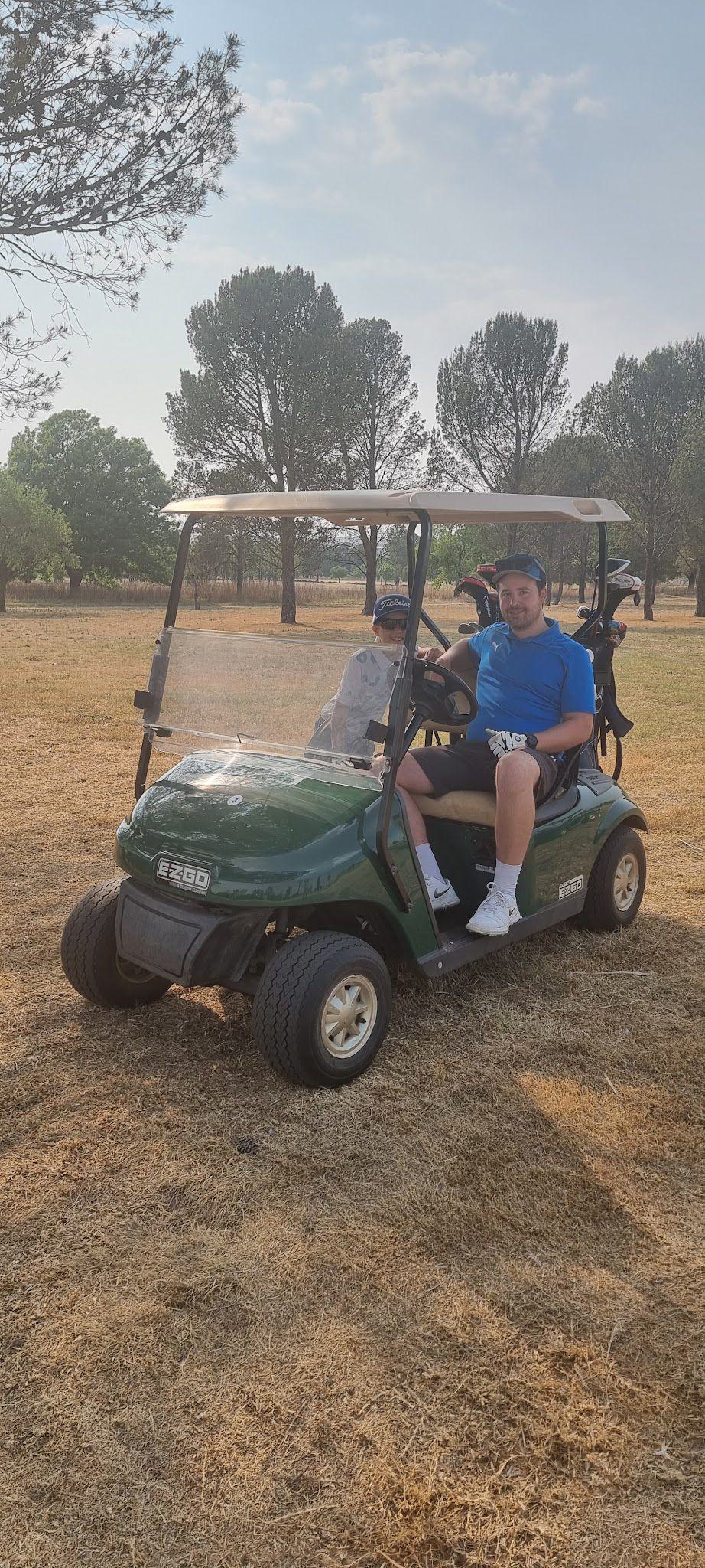 Ball Game, Sport, Golfing, Vehicle, Person, Face, One Face, Frontal Face, Walker Park Golf Club, Evander, 2280