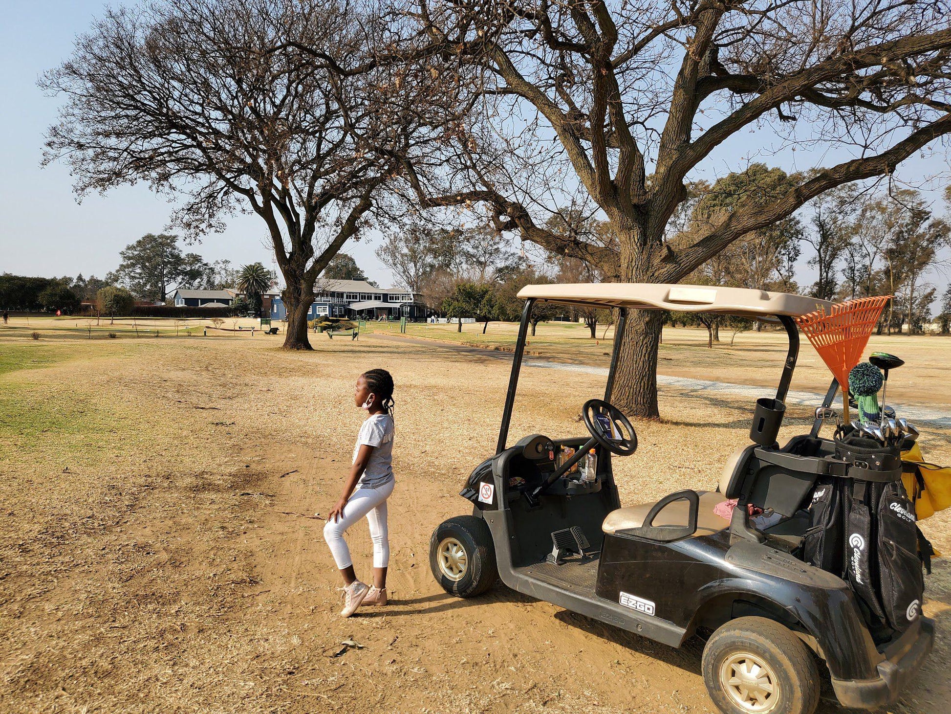 Ball Game, Sport, Golfing, Vehicle, Person, Pollak Park Golf Club, Tonk Meter Dr, Pollak Park, Springs, 1559