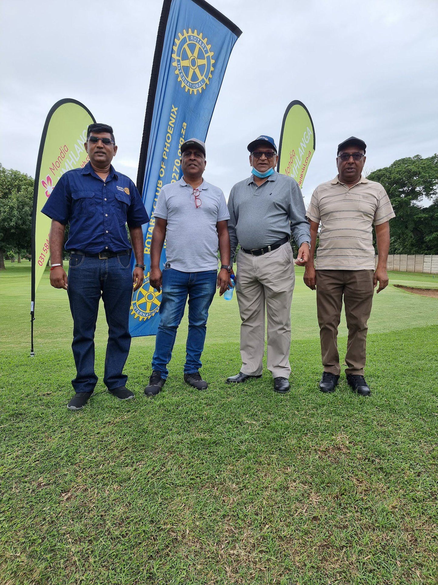 Complementary Colors, Ball Game, Sport, Golfing, Person, Face, Group, Frontal Face, Male, Adult, Sunglasses, Eyes Closed, Papwa Sewgolum Golf Course, 256 New Germany Rd, Recreation, Durban, 4090