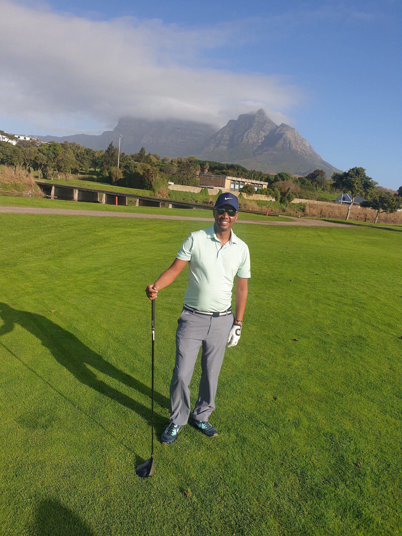 Complementary Colors, Ball Game, Sport, Golfing, Person, Face, One Face, Frontal Face, Rondebosch Golf Club, Cnr Access Road, Golf Course Rd, Mowbray, Cape Town, 7700