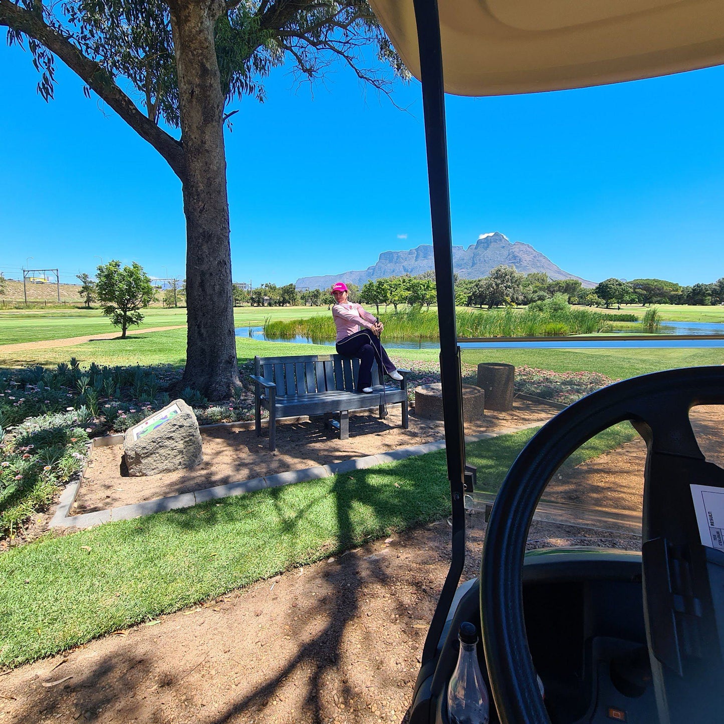 Complementary Colors, Ball Game, Sport, Golfing, Person, King David Mowbray Golf Club, Raapenberg Rd, Mowbray, Cape Town, 7450
