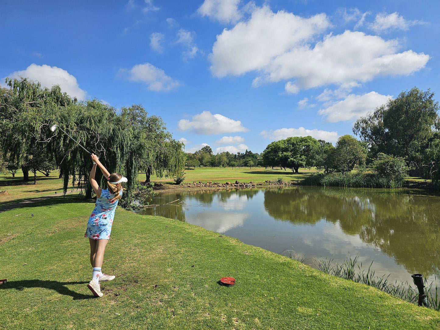 Complementary Colors, Ball Game, Sport, Golfing, Person, Pretoria Golf Club, Morkel St E, Philip Nel Park, Pretoria, 0029