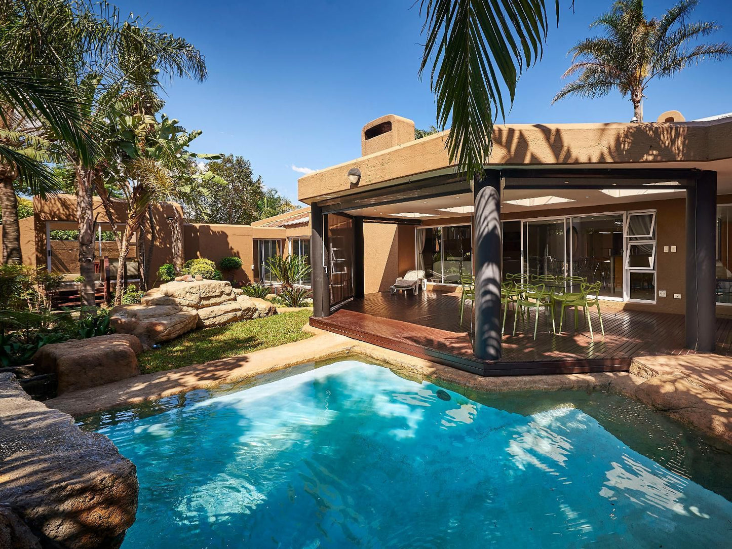 Dynasty Forest Sandown Serviced Apartments Strathavon Johannesburg Gauteng South Africa Complementary Colors, House, Building, Architecture, Palm Tree, Plant, Nature, Wood, Swimming Pool