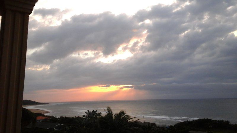 Elsea Palm Beach Kwazulu Natal South Africa Beach, Nature, Sand, Palm Tree, Plant, Wood, Sky, Clouds, Framing, Ocean, Waters, Sunset