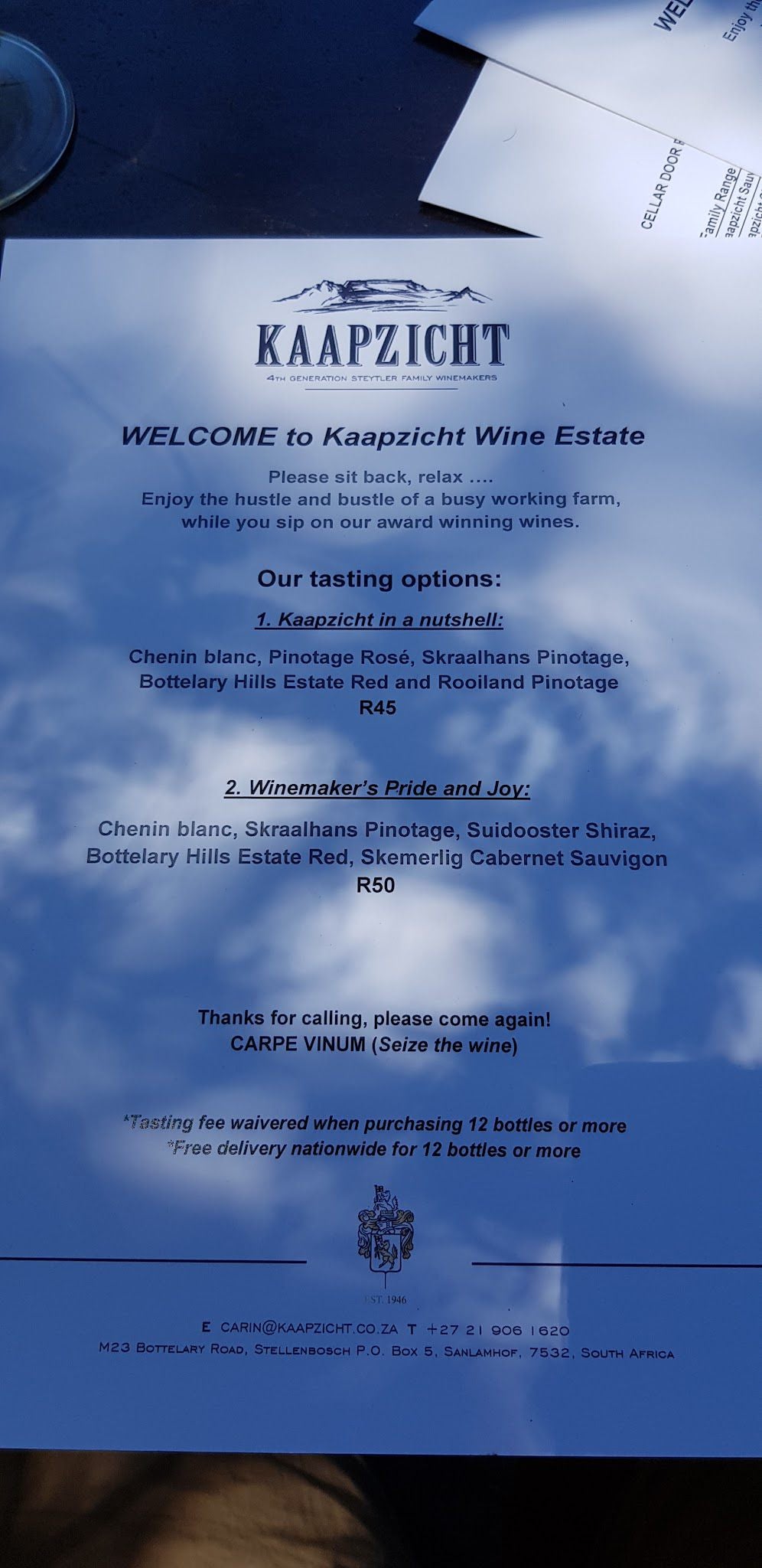  Kaapzicht Wine Estate