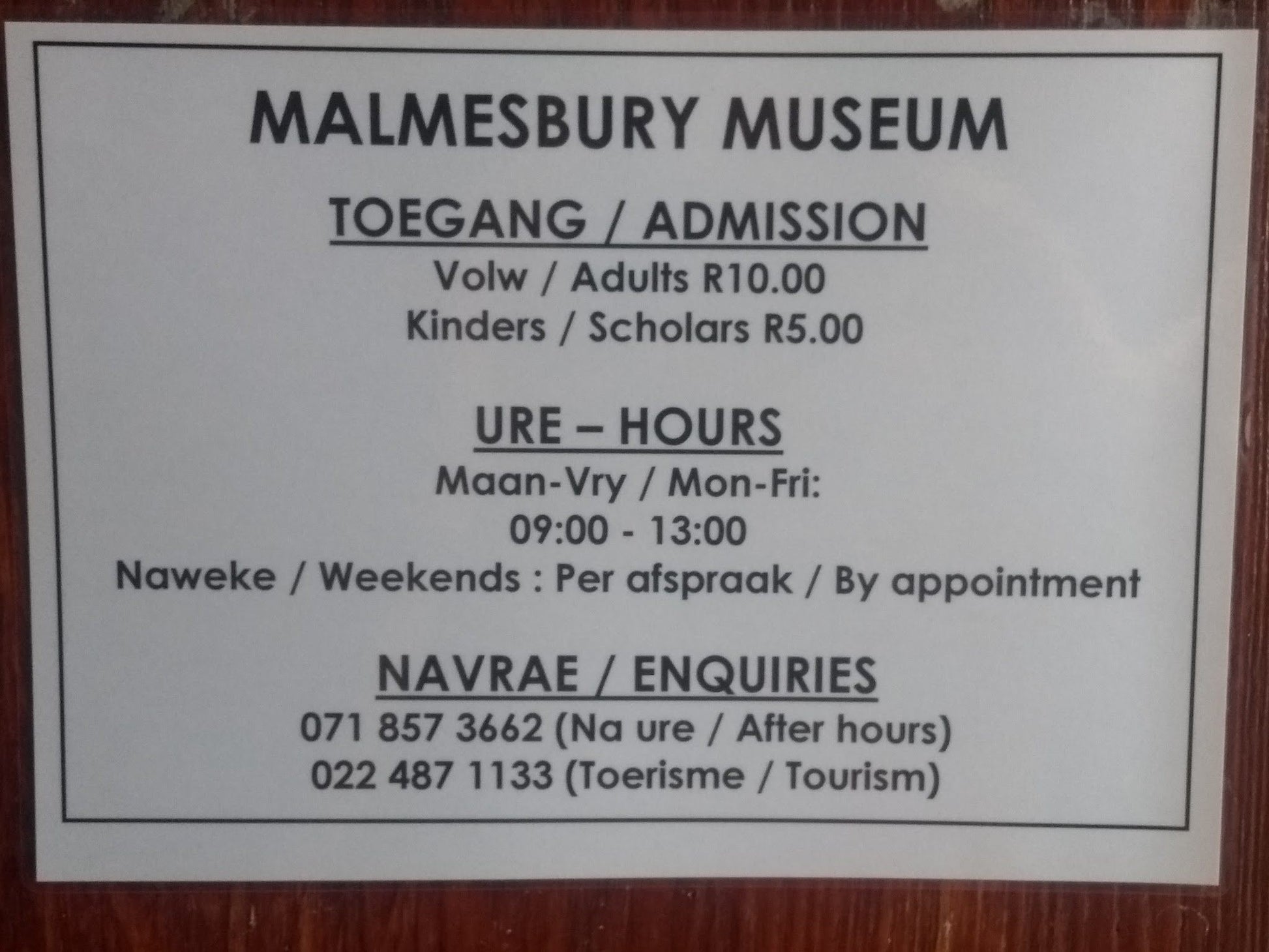  Malmesbury Museum