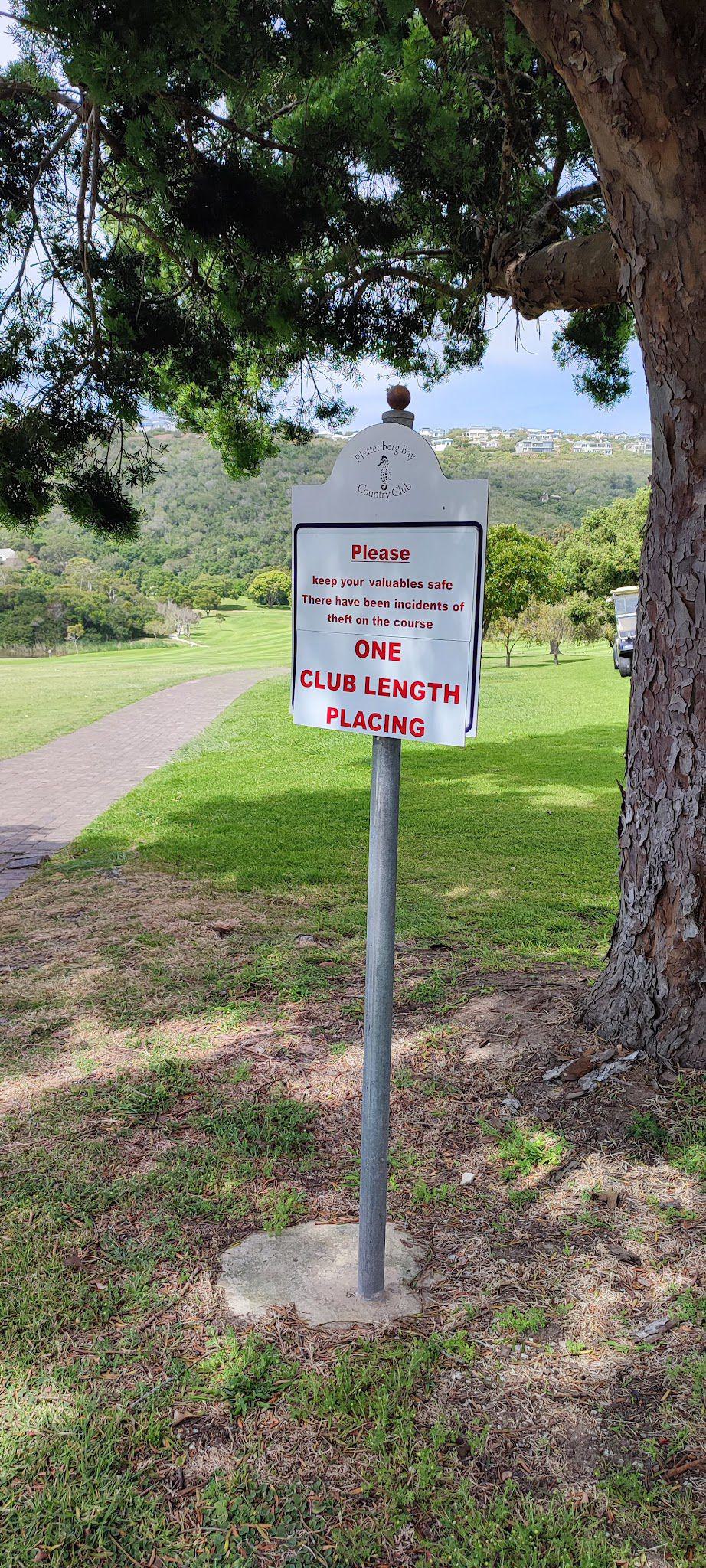 Nature, Ball Game, Sport, Golfing, Sign, Cliff, Text, Plettenberg Bay Country Club, Plettenberg Bay, 6600