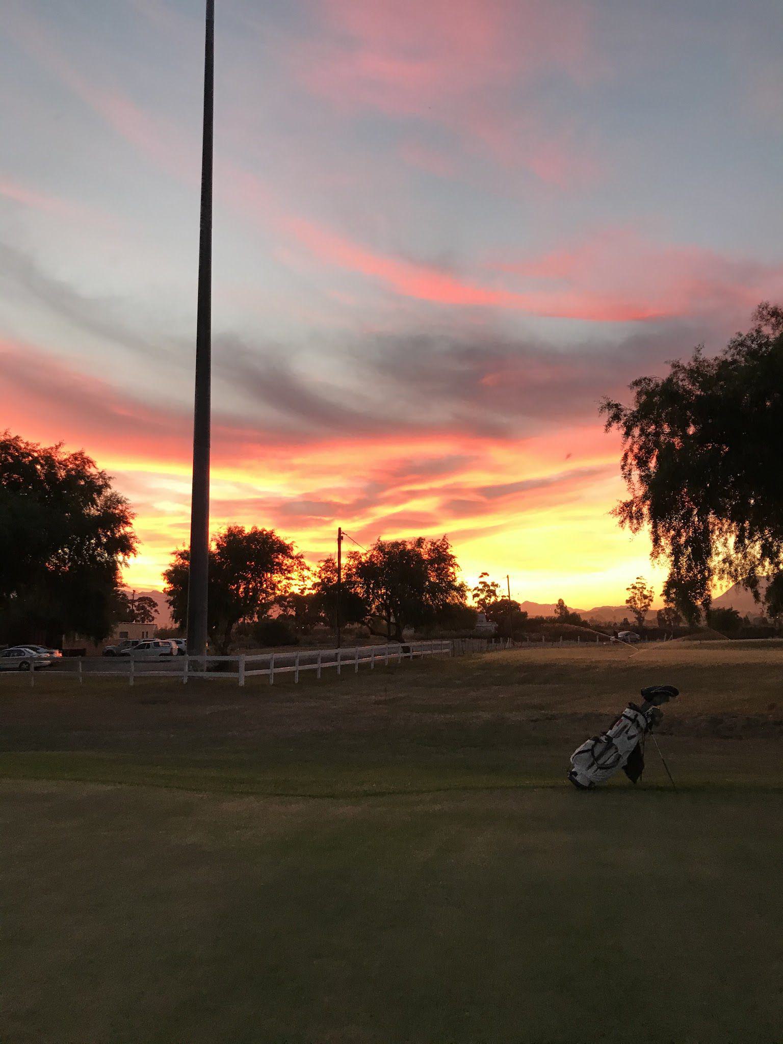 Nature, Ball Game, Sport, Golfing, Sunset, Sky, Riverside Golf Club, Aan De Doorns Rd, Worcester, 6850