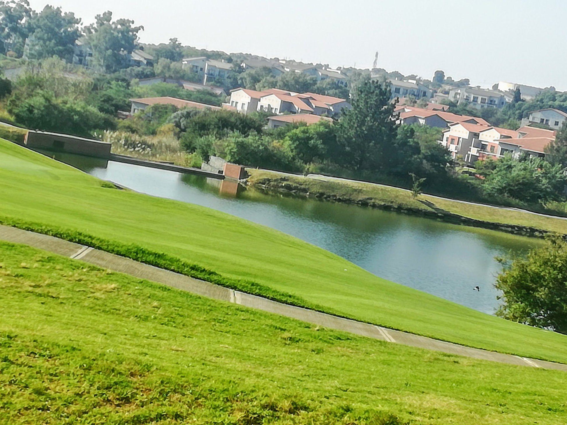Nature, Ball Game, Sport, Golfing, Vehicle, Boat, Waters, River, Aerial Photography, Jackal Creek Golf & Country Club, Club house jackal creek golf estate, roodepoort, johannesburg, 2169