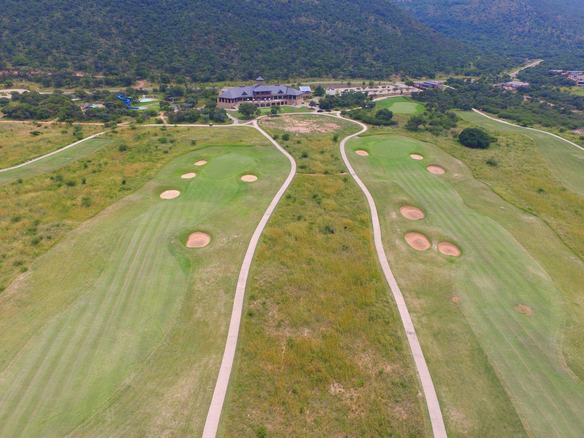 Nature, Highland, Ball Game, Sport, Golfing, Aerial Photography, Euphoria Golf course, Mookgopong, 0560