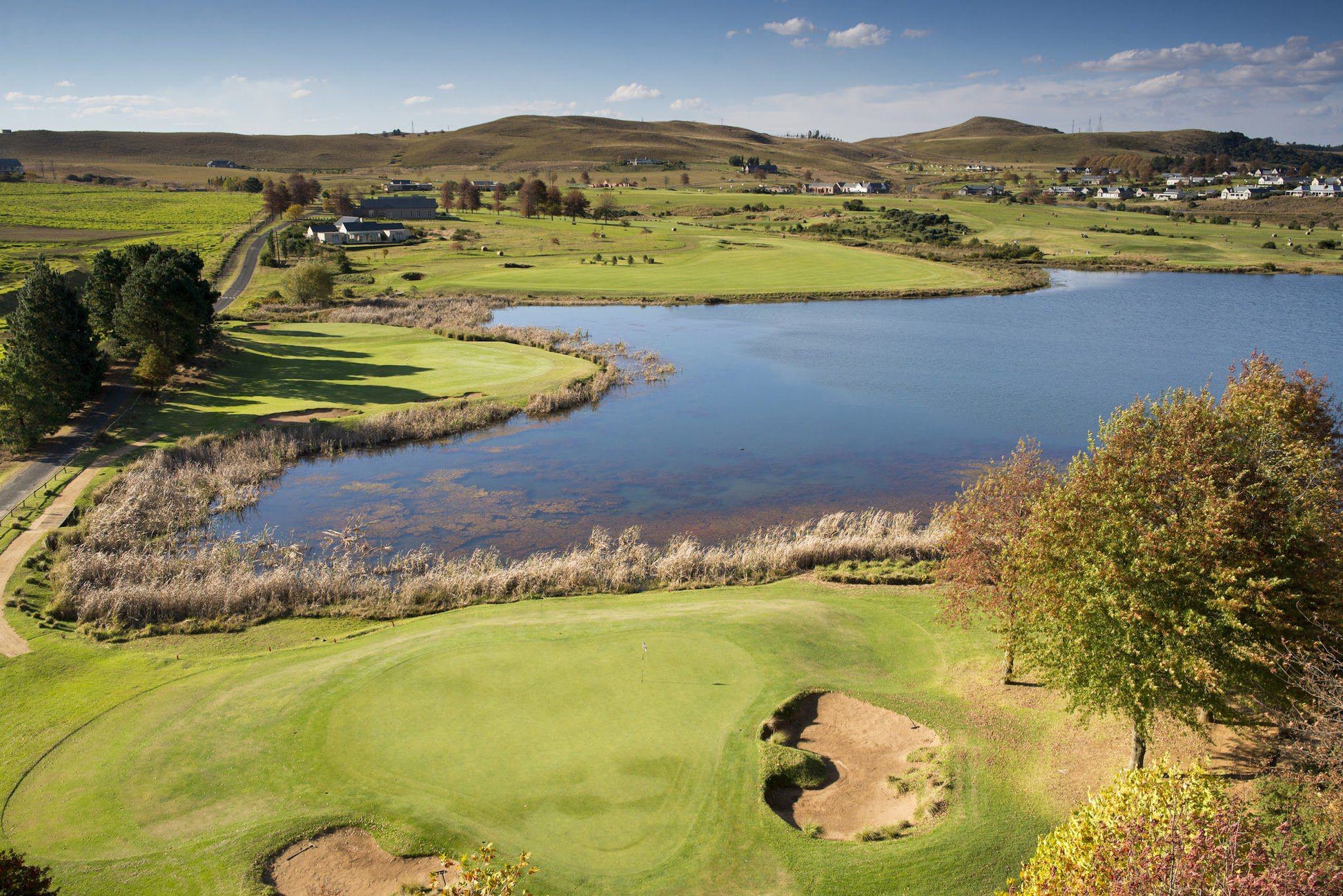 Nature, Highland, Ball Game, Sport, Golfing, Building, Architecture, Castle, Gowrie Farm Golf Course, R103, Nottingham Road, 3280