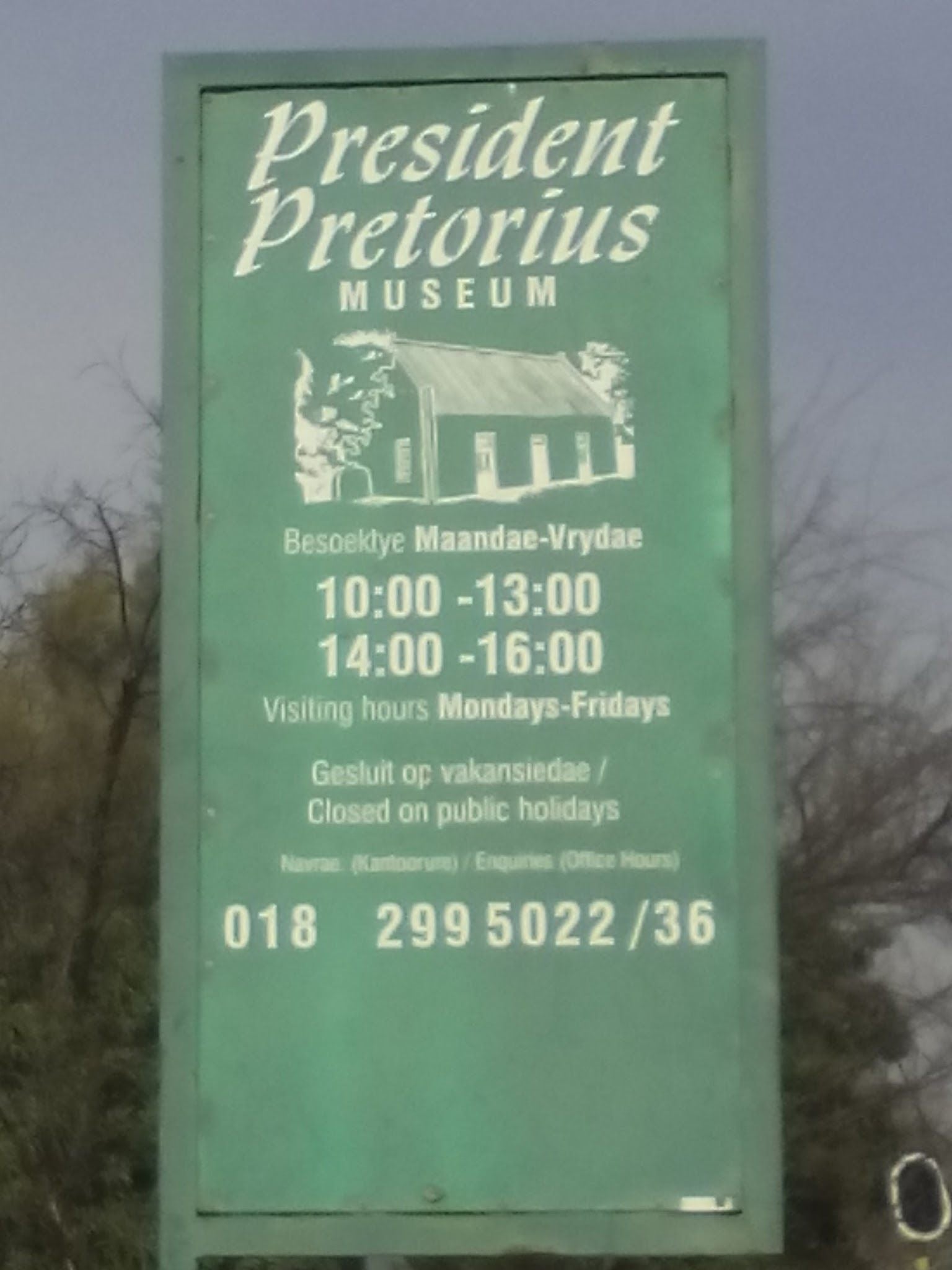  President Pretorius Museum